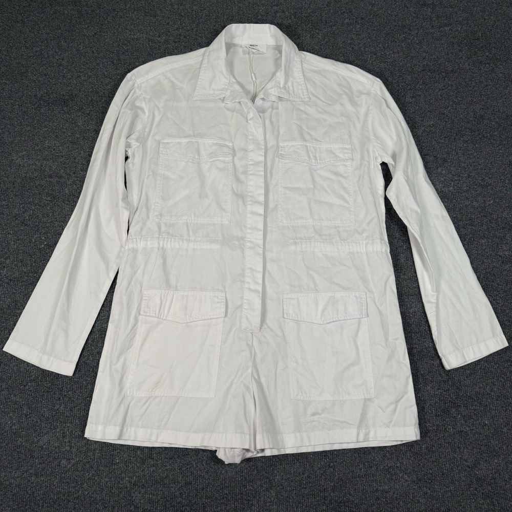 NWOT Mikoh Weston Romper White 100% Cotton Size 2 US Medium - Picture 3 of 12